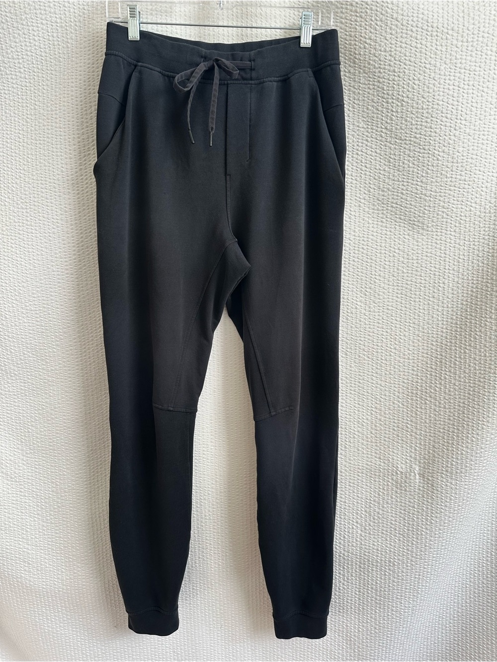 LULULEMON City Sweat Jogger Black Men’s Medium Tapered Sweatpants 30” Inseam